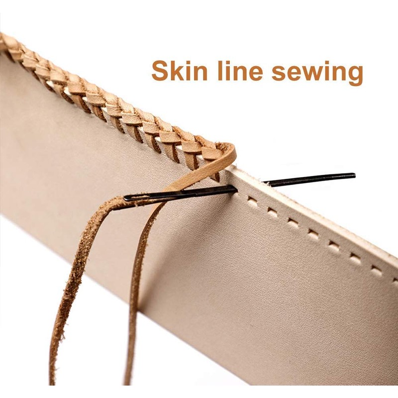 Dennty Leather Craft Needles Hand Sewing Needles Needle Case Sewing