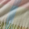 Catherine Lansfield Faux Mohair Check 130x170 cm Blanket Throw Pastel
