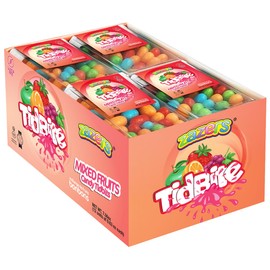 Fresh Mixed Fruits Breath Savers Candy TidBites for on the go Refreshment - Fruity Flavored Hard Candy Mouth Breath Fresherner, Pack Kills Bad Breath Germs, Gluten Free, Kosher 16 Units, 0.63oz