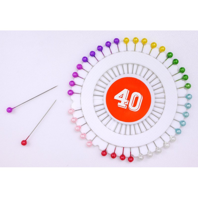 KAWAGUCHI Pearl Color Pins 40 Pieces 07 – 350 