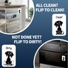 Funny Dishwasher Magnet Clean Dirty Sign, Double Sided Dog Clean