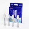 Kids Toothbrush Replacement Heads (White, Large)