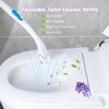 ALWZ-RDY Flushable Toilet Refills with 48ct, Fresh Flushable Toilet Brush