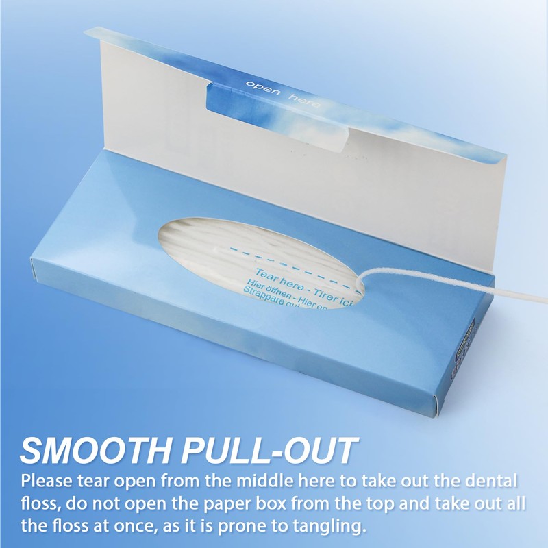 RAZOKO 3-in-1 Floss for Braces, 120 Pre-Cut Strands | Floss