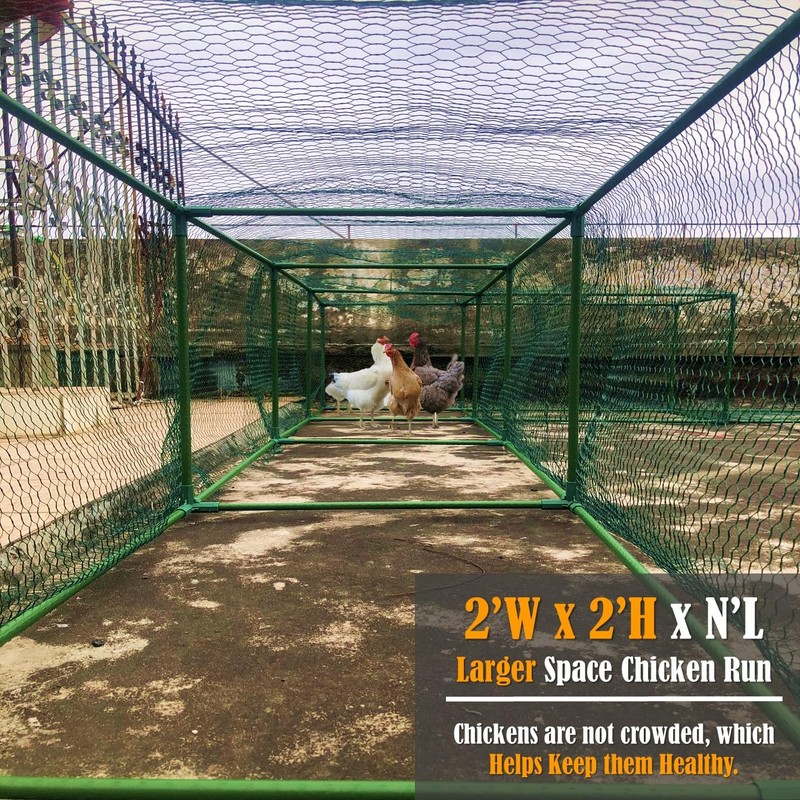 LANEVAN Chicken Tunnel DIY Kit – Movable | Cube Runway