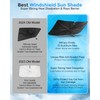 [Upgrade] DMJN Umbrella Windshield Sun Shade, [Nano-Ice-Crystal Coatings] Umbrella Sunshade