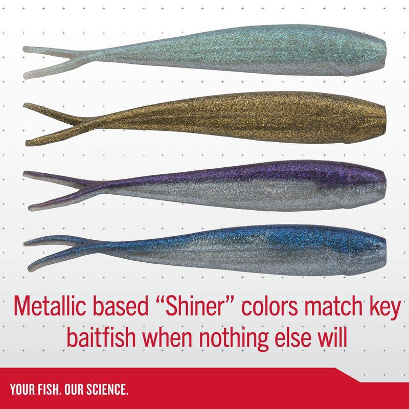 Berkley Gulp! Minnow Fishing Soft Bait, Blue Shiner