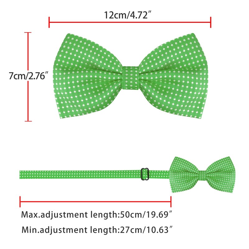 Allegra K One-Touch Bowtie, Polka Dot Pattern, Adult, Formal Bowtie,
