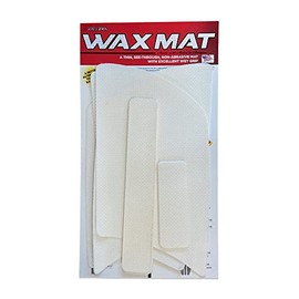 Surfco Hawaii - Wax Mat Kits Stand-Up Paddle Surfboards, No Mess Surfboard Wax Alternative (Translucent White, 4 feet SUP Progressive Nose)