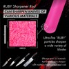 VIGORCRAFT Ruby Sharpener Rod: Durable Knife Sharpener, Harder Than Steel