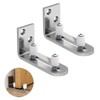 TeTupGa 2 Pack Sliding Barn Door Floor Guides, Flush Sliding