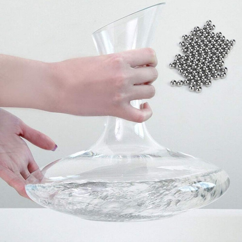 EVGATSAUTO 500 Bolas de Limpieza de Acero Inoxidable para Decantador