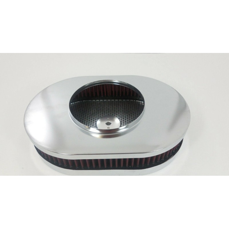 HRC 12" Super Flow Oval Air Cleaner Set With Washable
