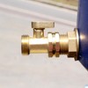 SIGURANTA Brass Bulkhead Fitting - 3/4 Inch GHT Male &
