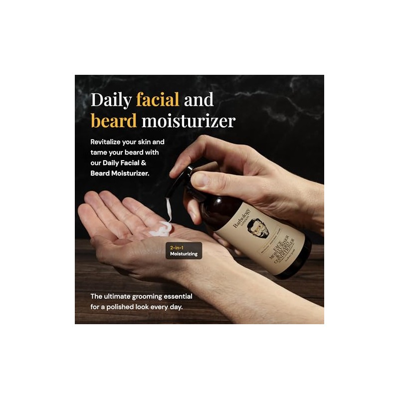 Hidratante 2 En 1 Para Barba Y Rostro Con Aceite
