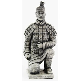 Chinese Warrior Statue Asian Home and Garden Statues Cement Figurine