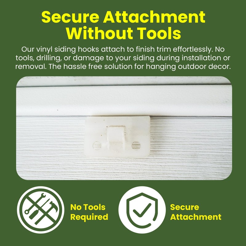 VZ HANG Vinyl Siding Hooks for Finish Trim - Outdoor