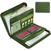 JUNDUN Fireproof Document Organiser - 13 Pockets Expanding File Folder