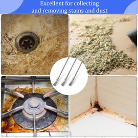 Wire Brushes, Pack of 10 Stainless Steel Wire Brush for Drills Small Wire Brushes Stainless Steel Wire Brush 3 mm Wire Brush Drill for Cleaning Rust Corrosion Dirt Paint