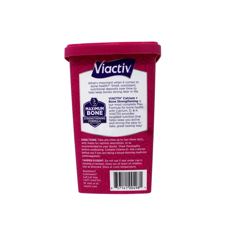 Viactiv Max Formula Calcium +Vitamin D3 Supplement for Bone Health,