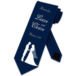 Three Rooker Religion Ties Mens Wedding Necktie Bible Verse Tie