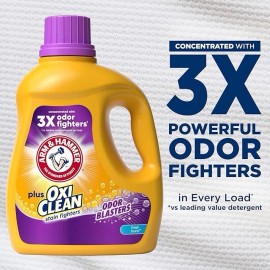 ARM & HAMMER Plus OxiClean Odor Blasters Fresh Burst, 77 Loads Liquid Laundry