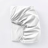 Purity Home 100% Cotton White Fitted Sheet Double Bed 35cm