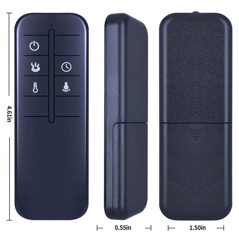 PZL New Replacement Remote Control for Greentouch Fullerton Electric Fireplace