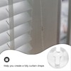 Unomor 12Pcs Clear Bead Chain Stops for Roller Shades and