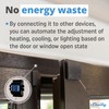 Shelly Blu Door/Window Black - Smart Bluetooth-Operated Montion Sensor Alarm,