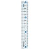 Kutsuwa STAD HS151 Methacrylic Straight Ruler, 5.9 inches (15 cm)