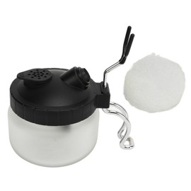 Airbrush Cleaning Pot with Holder Multifunctional Airbrush Wash Cleaner Tools for Car DIY Painting Spray Brush Cleaning