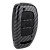 3-Button Carbon Fiber Remote Key Case Cover Accessory Fit for
