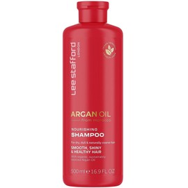 Lee Stafford Moisturizing Shampoo | Argan Oil Collection - Best for Dy, Dull Hair to Repair & Hydrate for a Silky Smooth Soft Shine, Highest Rated Gloss Finish, 16.9 Fl Oz