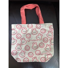 Unbranded set of 2 Small bunny  Canvas Bags