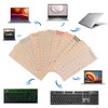 2 Pack Universal Korean Keyboard Stickers Transparent Background, Transparent Background