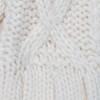 Aran Traditions Womens Ladies Winter Cable Knitted Cream White Fingerless