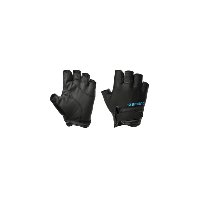 Shimano 01 Basic Gloves, 5 Cut GL-009Y, Black, L