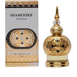 KHADLAJ PERFUMES Shamookh Gold Concentrated Perfume Oil 0.67 Ounce (Unisex)