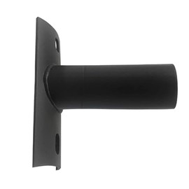 Side Tenon Adapter for Round Pole, Suitable for converting Slip Fitter Installation to Side Mount, Single Spoke Mount for LED Shoebox Street Light, Dark Bronze Steel