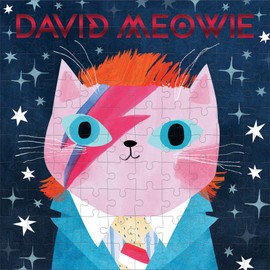 Puzzle 100 Piece David Meowie Music Cats