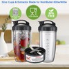 For nutribullet Blender Cups & Blade Replacement Set 32oz Huge