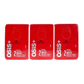 3 x Schwarzkopf Osis Mess Up Structure Paste 100ml