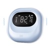 Vibrating Alarm Clock Rechargeable Battery Operated Cordless & Dual Alarms