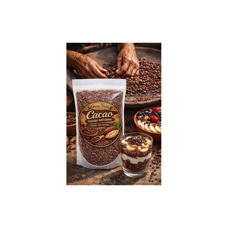 Granos De Caco Pelado Artesanalmente 250g