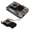 ZDE 5 Layers Acrylic Case with Active Cooler Fan for