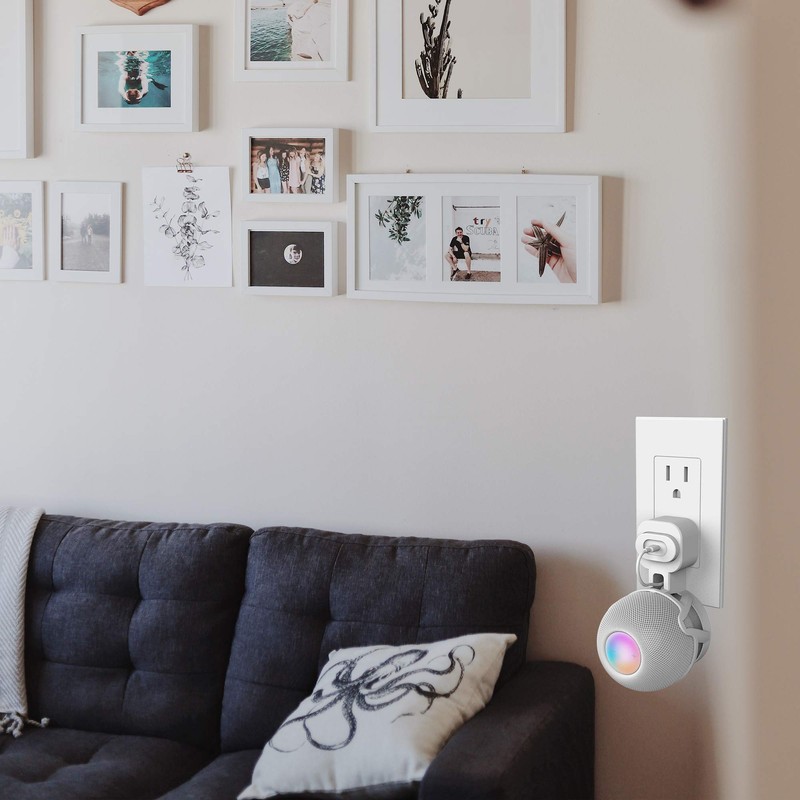 Wall Mount Compatible with Homepod Mini, EWIGE Holder for Home