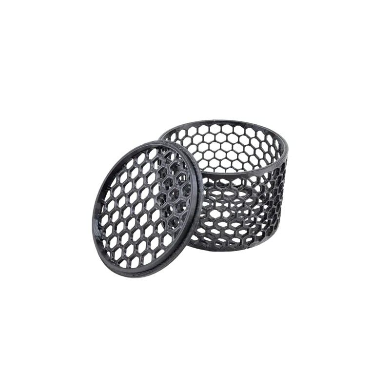 Printed Reef Mushroom Cage (3", Orange)