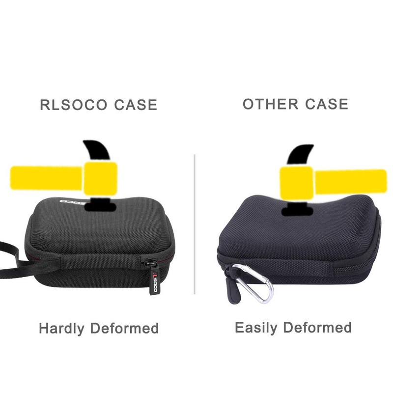 RLSOCO Case for Ricoh WG-80/WG-70/WG-60/WG-6 Orange Digital Camera, black, Bag