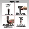 Hotkesa Boat accessories New Aluminum Adjustable Boat Seat Pedestal Smooth